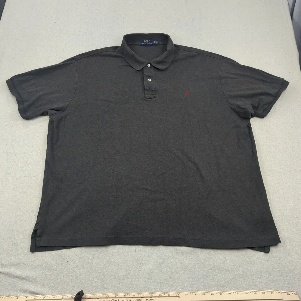 Polo‎ Ralph Lauren Shirt Mens 3XB Black Casual Preppy Office Business